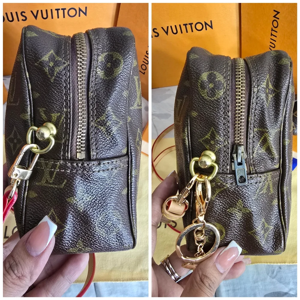 AUTHENTIC LOUIS VUITTON Monogram Trousse Cosmetic Crossbody Bag - Picture 7 of 17